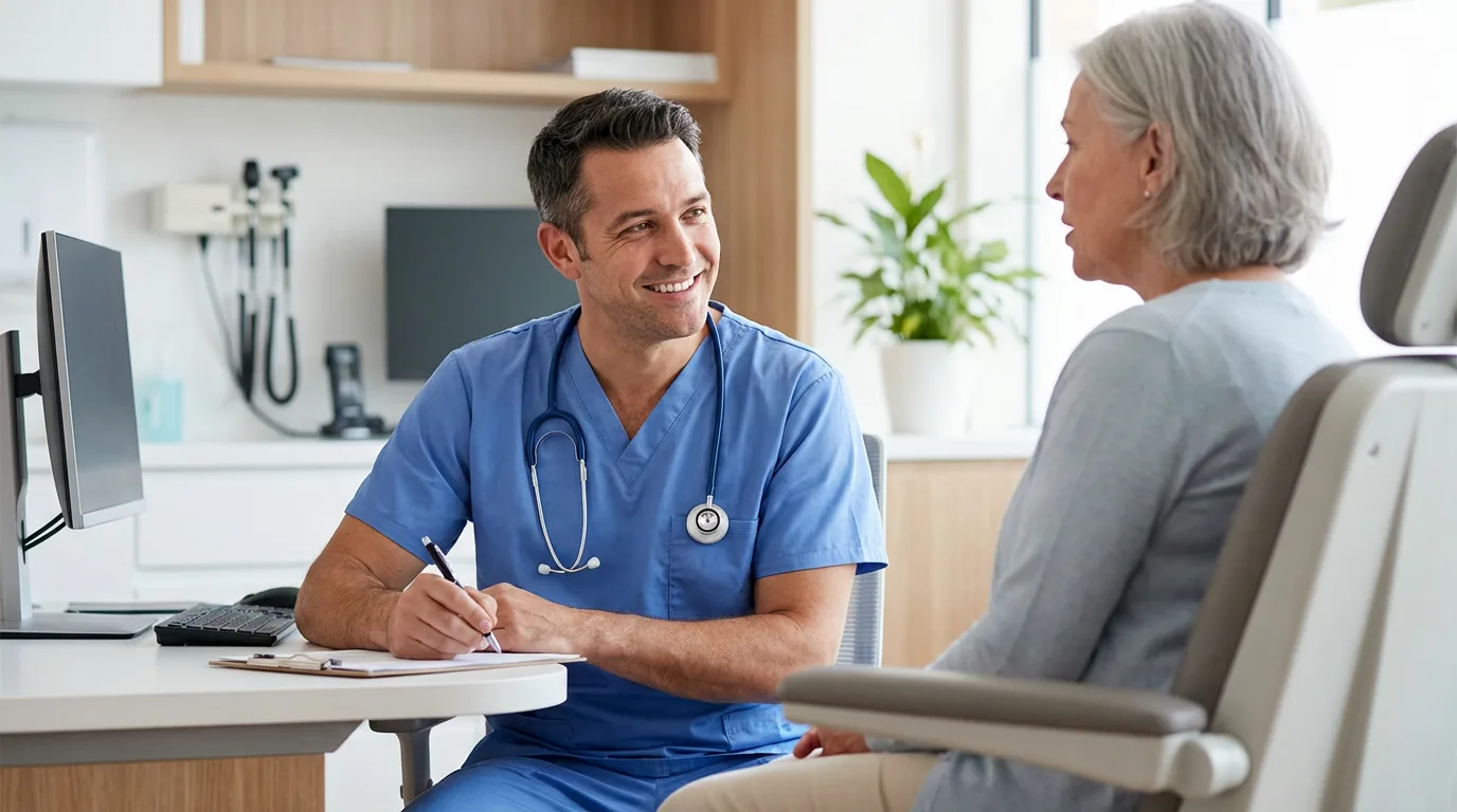 male white doctor