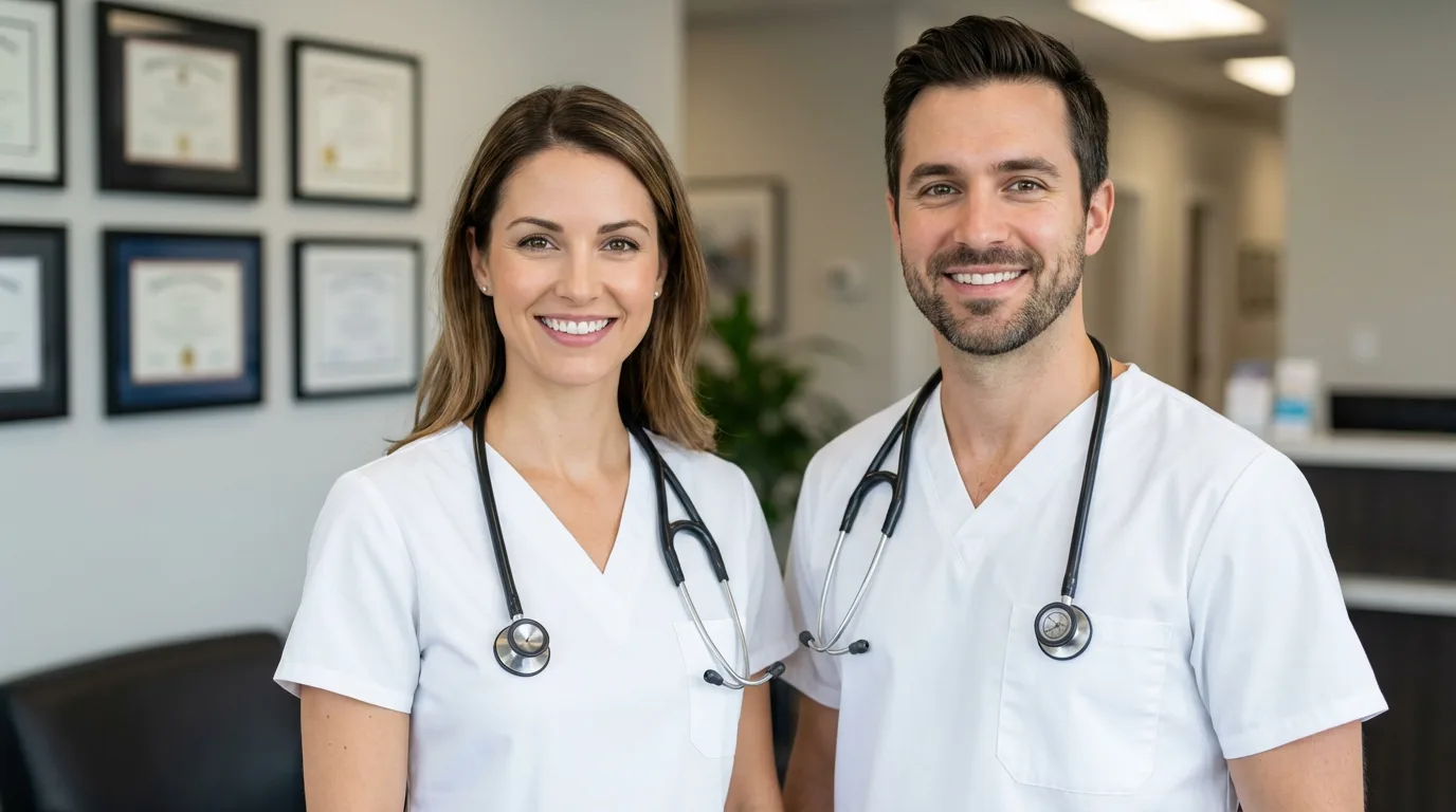 Doctors smiling 